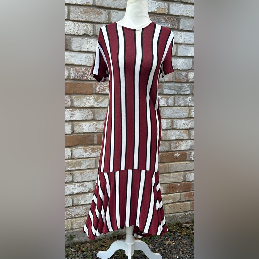 Zara Trafuluc Long Striped Dress